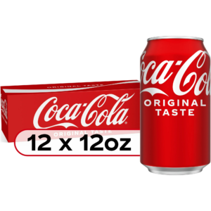 Coca-Cola Classic Soda Pop Fridge Pack, 12 fl oz Cans, 12 Pack