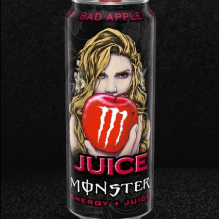 Monster Energy Juice Bad Apple Juice + Energy Drink 16 Fl Oz