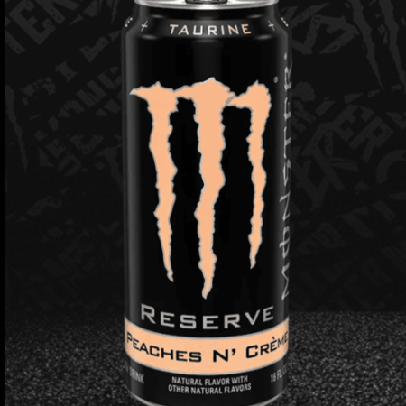 Monster Energy Reserve Peaches n Crème Energy Drink 16 Fl Oz