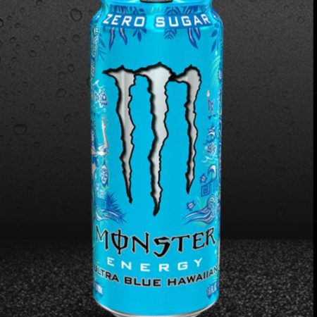 Monster Energy Ultra Blue Hawaiian Sugar Free Energy Drink 16 Fl Oz