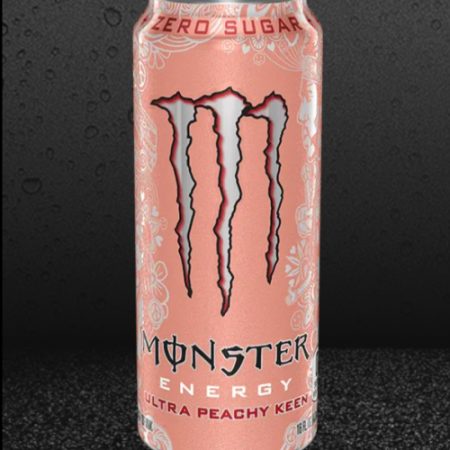 Monster Energy Ultra Peachy Keen Sugar Free Energy Drink 16 Fl Oz