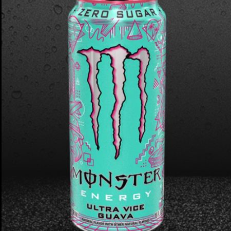 Monster Energy Ultra Vice Guava Sugar Free Energy Drink 16 Fl Oz