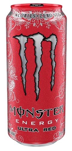Monster Ultra Red Zero Sugar Energy Drink 16 Fl Oz