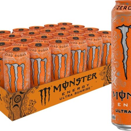 Monster Ultra Sunrise Zero Sugar Energy Drink 16 Fl Oz