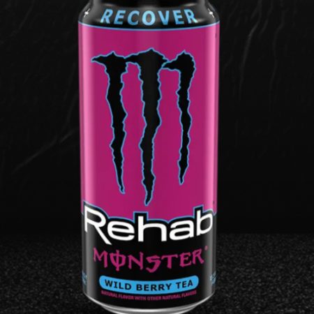 Rehab Monster Wild Berry Tea 15.5 Oz