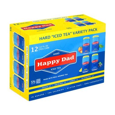 HAPPY DAD “HARD TEA” VARIETY PACK 12pk 12OZ CAN