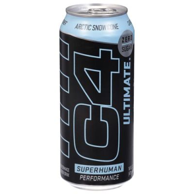 C4 Zero Sugar Arctic Snow Cone Energy Drink 16 Fl Oz