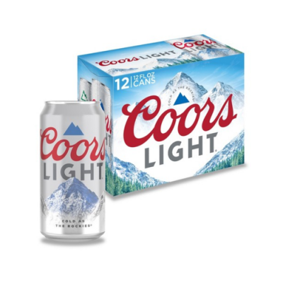 Coors Light Beer – 12pk/12 Fl Oz Cans