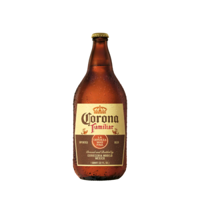 Corona Familiar Lager Mexican Beer 32 Fl Oz Bottle 4.8% ABV