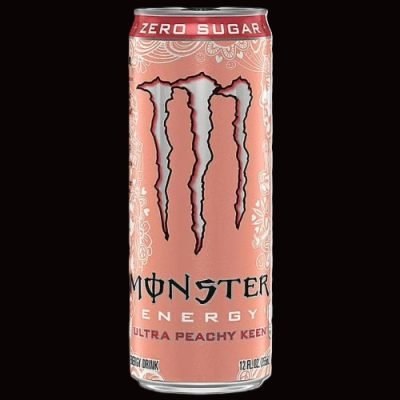 Monster Energy Ultra Peachy Keen Sugar Free Energy Drink 12 Fl Oz
