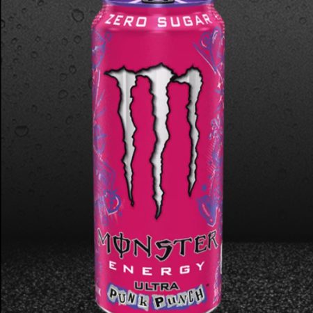 Monster Ultra Punk Punch Sugar Free 16 Fl Oz