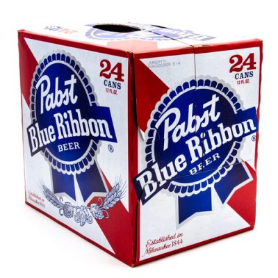 Pabst Blue Ribbon Beer 24 Pack 12 Fl Oz Cans