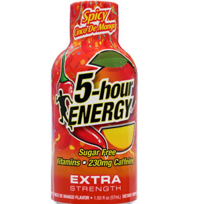 Spicy Cinco De Mango Flavor Extra Strength 5-Hour Energy Shots