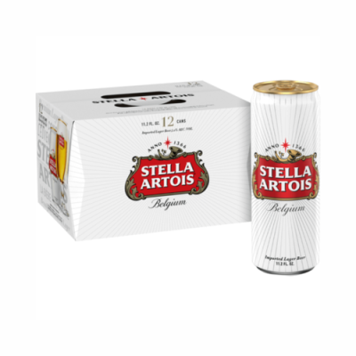 Stella Artois Premium Lager Beer 12oz 12 Pack Bottles