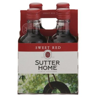 Sutter Home Sweet Red Red Wine 4 Pack 187 ML