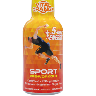 Vital Orange With Citrapeak 5-Hour Eenergy Sport Shots