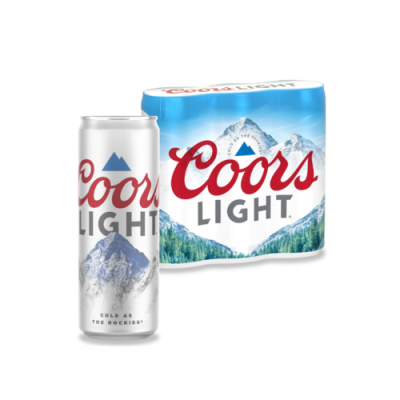 Coors Light Lager Beer 3 Pack 24 Fl. Oz. Cans 4.2% ABV