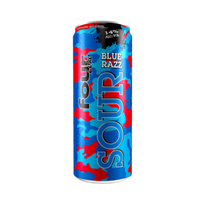 Four Loko Sour Blue Razz Can