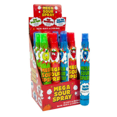 Exclusive Brands Mega Sour Spray Candy 3.04 oz