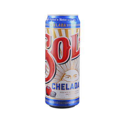 Sol Chelada Beer – 24 Fl Oz Can