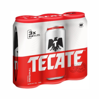 Tecate 3 Pack 24oz Cans