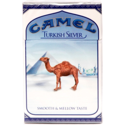 Camel Turkish Silver Cigarettes, Extra Smooth & Mellow