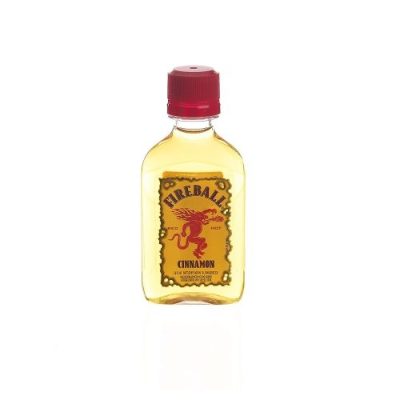 Fireball Whisky, Cinnamon, Red Hot 1.7 Fl Oz