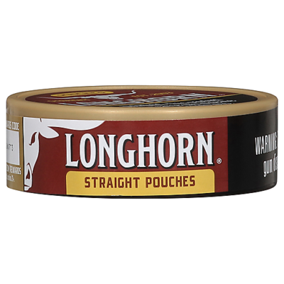 LongHorn Moist Snuff, Straight Pouches