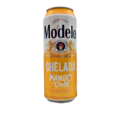 Modelo Chelada Mango Y Chile Mexican Import Flavored Beer, 24 Fl Oz Can, 3.5% ABV