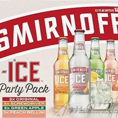 Smirnoff Ice Pink Lemonade Shortie Flask 200ml Single Serve 13% ABV
