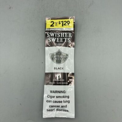 Swisher Sweets Black 2pk-pouch(129)