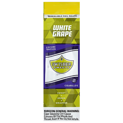 Swisher Sweets Cigarillos, White Grape