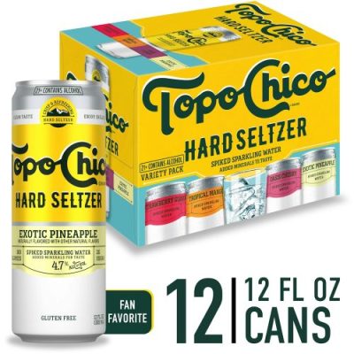 Topo Chico Hard Seltzer Variety Pack – 12pk/12 Fl Oz Slim Cans