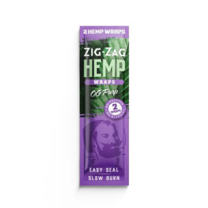 Unique distributors zig zag hemp wrap og purp