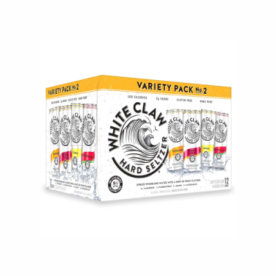 White Claw Hard Seltzer Variety Pack No. 2 – 12pk/12 Fl Oz Slim Cans