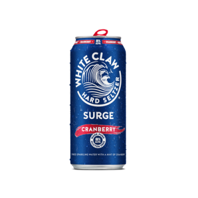 White Claw Surge Hard Seltzer Cranberry, 19.2 Fl Oz Can, 8% ABV