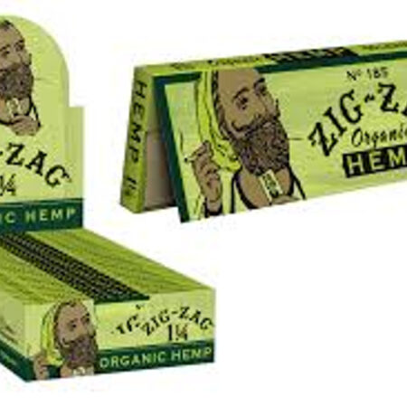 Zig zag organic hemp rolling papers 1 25