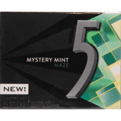5 Gum Sweet Mint Maze 15 Sticks Pack