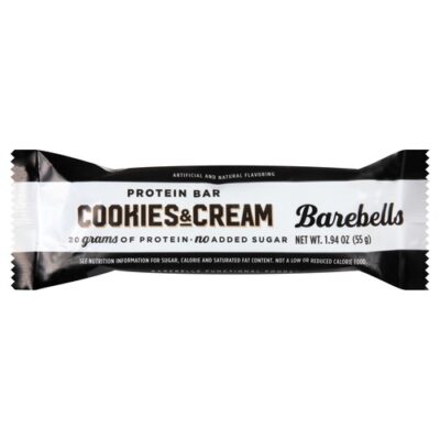 Barebells Protein Bar, Cookies & Cream – 1.9 Ounce