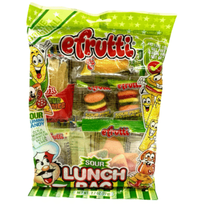 Efrutti Sour Lunch Bag Gummy Candy