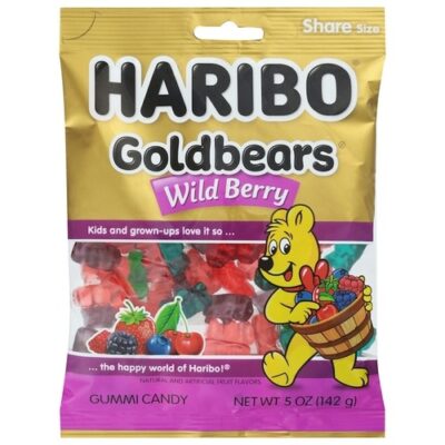 Haribo Wild Berry Gummi Candy – Share Size Bag