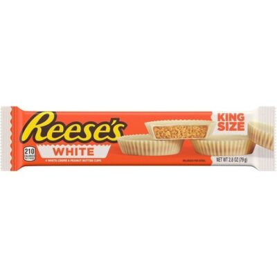 Reese’s White Creme Peanut Butter Cups Candy King Size Pack