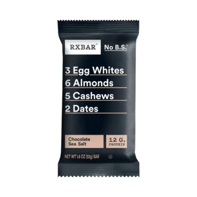 Rxbar Protein – Chocolate Sea Salt – Case Of 12 – 1.83 Oz