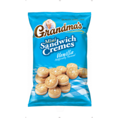 Grandma’s Sandwich Creme Cookies Vanilla – 3.25 Ounce