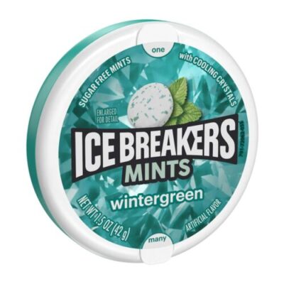 Ice Breakers Wintergreen Sugar Free Mints Tin
