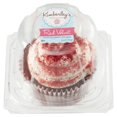Kimberley’s Bakeshoppe Red Velvet Filled Gourmet Jumbo Cupcake