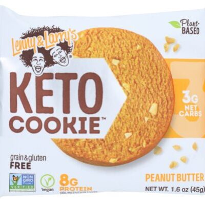 Lenny & Larry’s Keto Peanut Butter Cookie 1.6 Oz 72ct Case