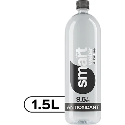 Smartwater Alkaline with antioxidant– 1.5 L (50.7 fl oz) Bottles