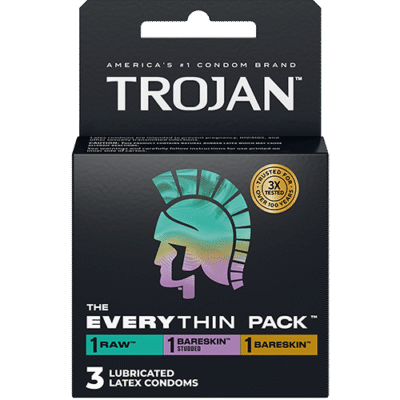 TROJAN BARESKIN THE EVERYTHIN PACK CONDOMS