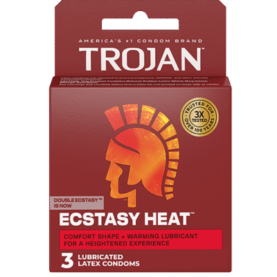 TROJAN ECSTASY HEAT CONDOMS